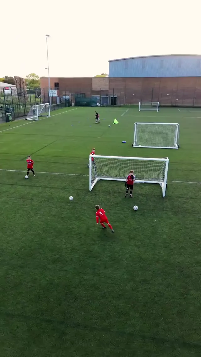 Open football training